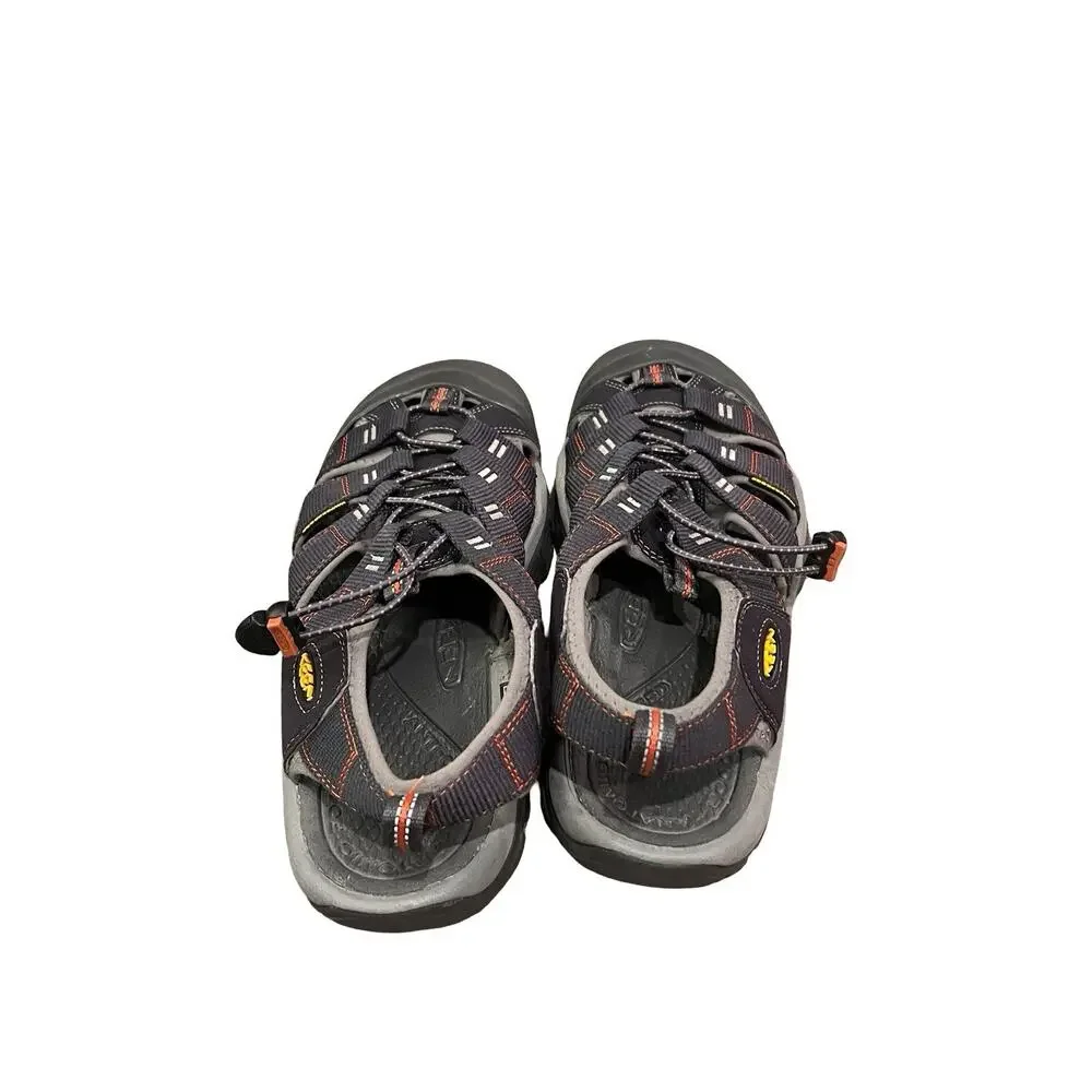 KEEN Newport H2 Waterproof Hiking Sandals Men’s 10 Black Orange Trail